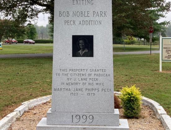Peck monument